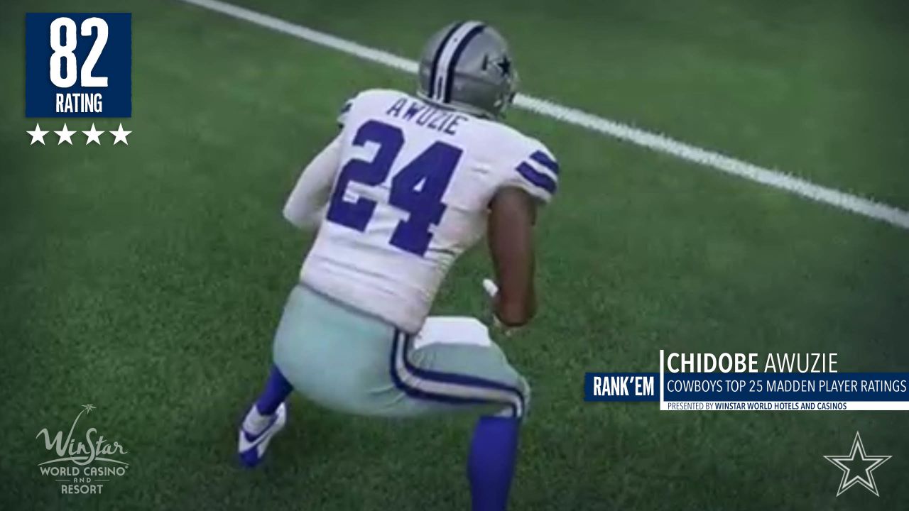 Rank'Em: Cowboys Top 25 Madden Player Ratings