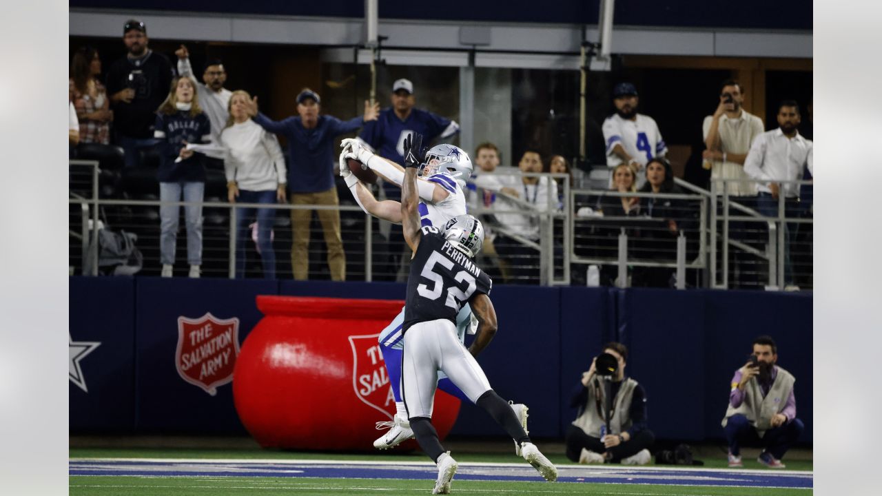 Dallas Cowboys quarterback Dak Prescott (4) looks to pass during a  Thanksgiving day NFL football game against the Las Vegas Raiders, Thursday,  Nov. 25, 2021, in Arlington, Texas. (AP Photo/Matt Patterson Stock