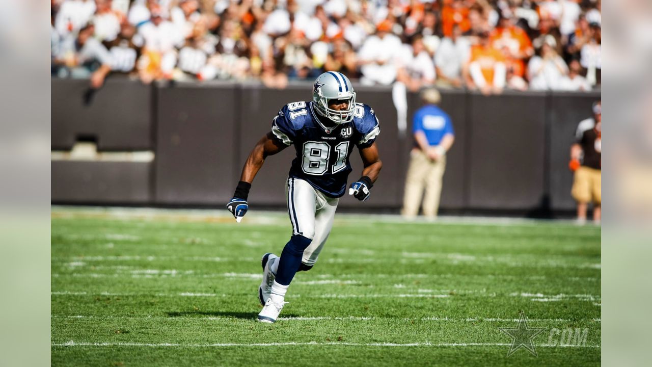 Terrell Owens #81 of the Dallas Cowboys in action during the