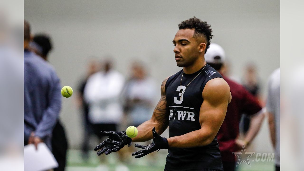 Texas A&M quarterback Johnny Manziel dazzles at his pro day