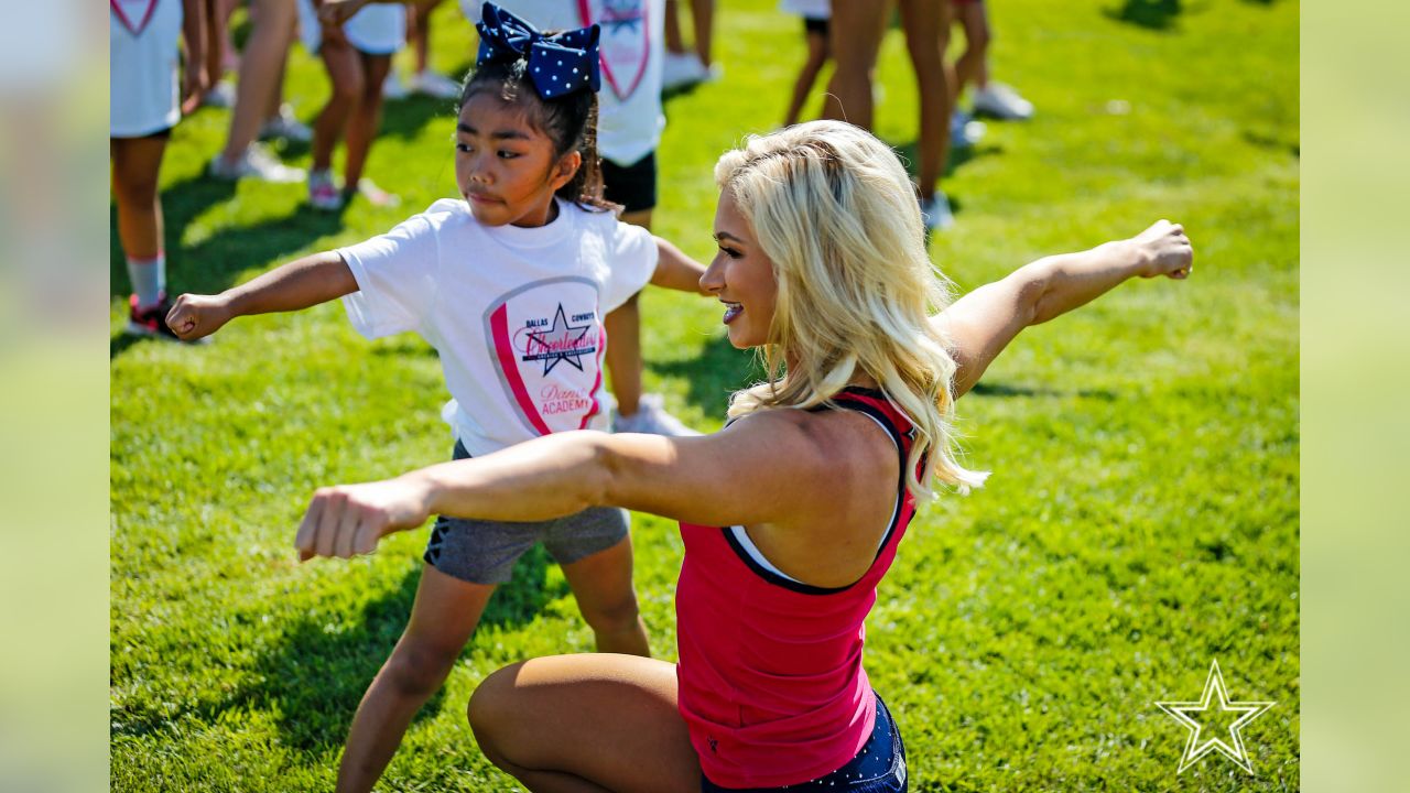 Dallas Cowboys Cheerleaders Lead Youth Camp In Oxnard California