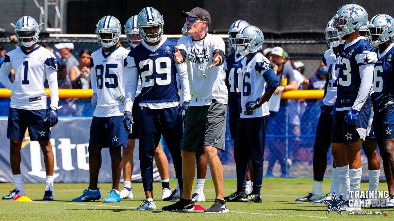 Nahshon Wright intercepts Dak Prescott at Cowboys training camp #shorts 