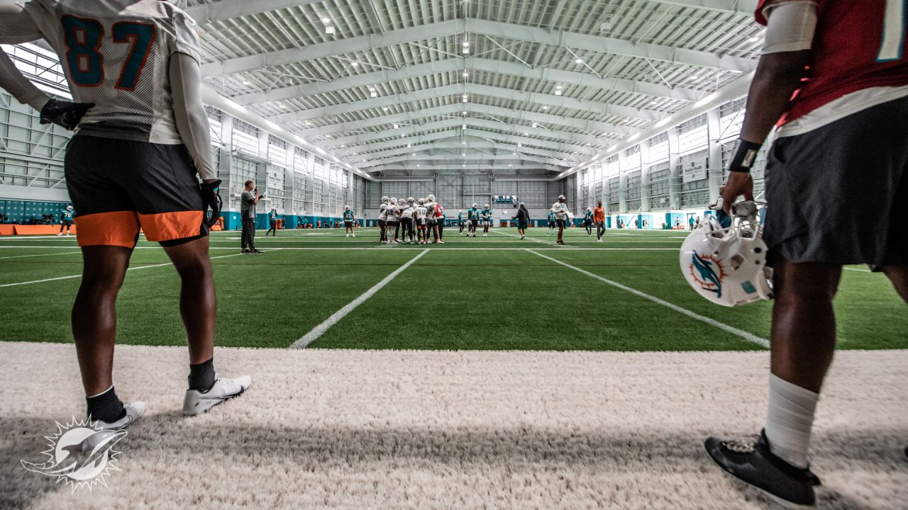 Miami Dolphins cornerback Kader Kohou does drills during practice at the  NFL football team's training facility, Thursday, July 27, 2023, in Miami  Gardens, Fla. (AP Photo/Lynne Sladky Stock Photo - Alamy