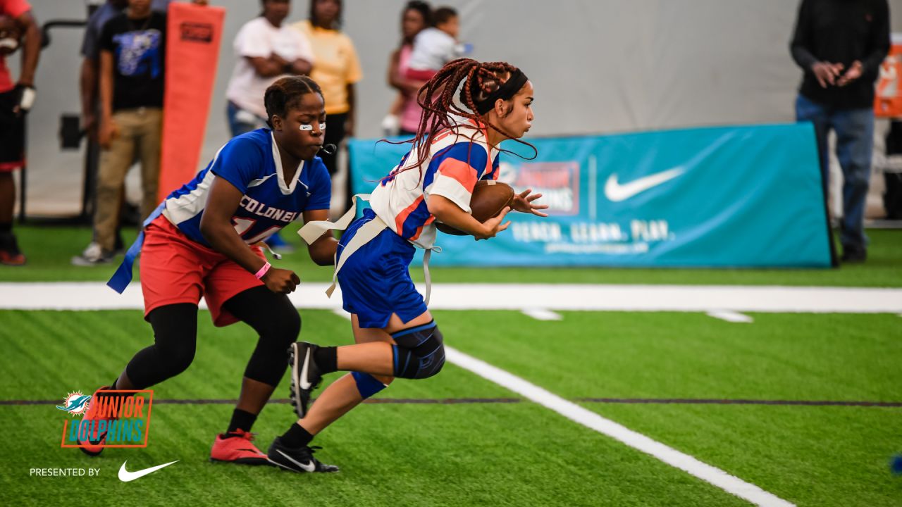 Miami Dolphins Host Girls Flag Football Jamboree Presented By Nike