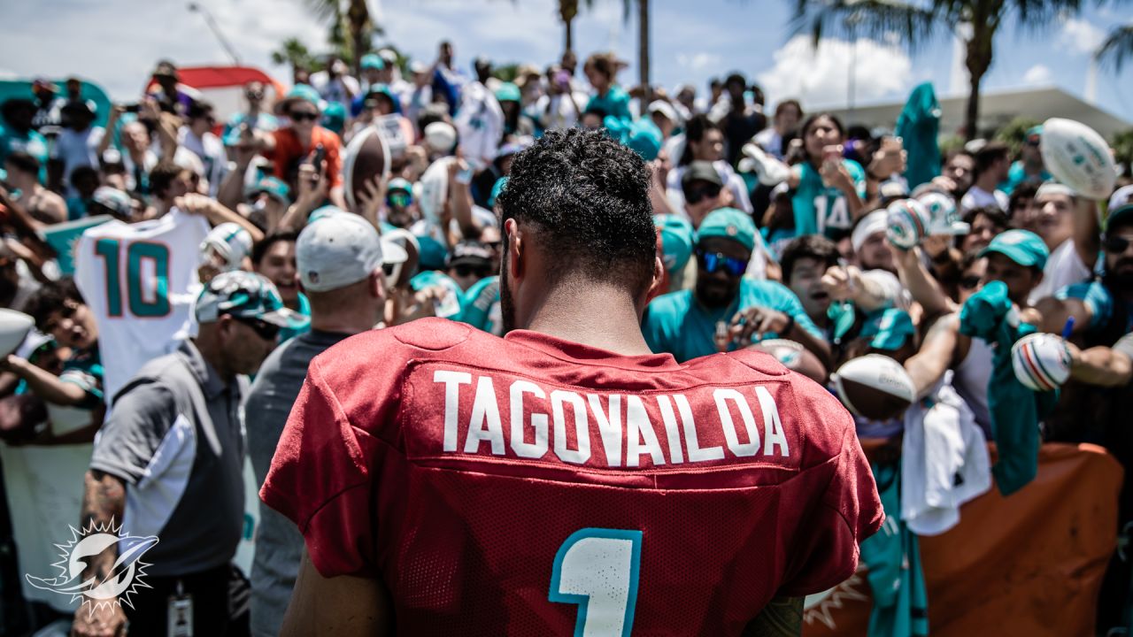 Tua Tagovailoa body transformation spotted by fans at Miami Dolphins  training camp - Mirror Online