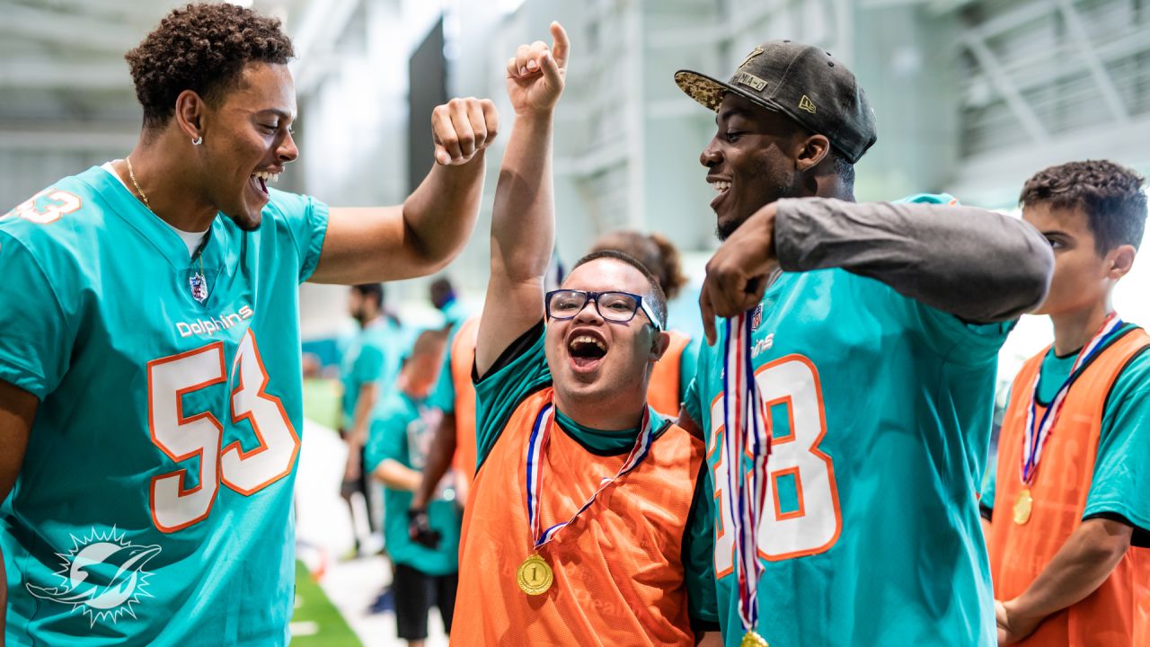 Miami Dolphins on Twitter: Our rookies hosted Special Olympics athletes  for an afternoon of flag football!  / Twitter