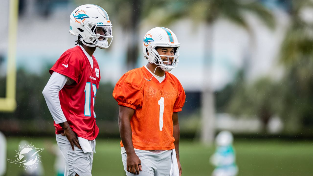 Tua Tagovailoa opens Dolphins mandatory minicamp in lauded orange