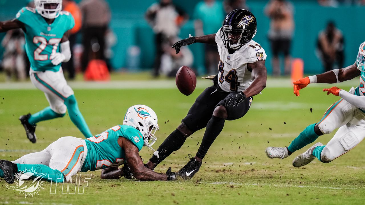 Ravens vs. Dolphins 2021 Week 10 Thursday night final score