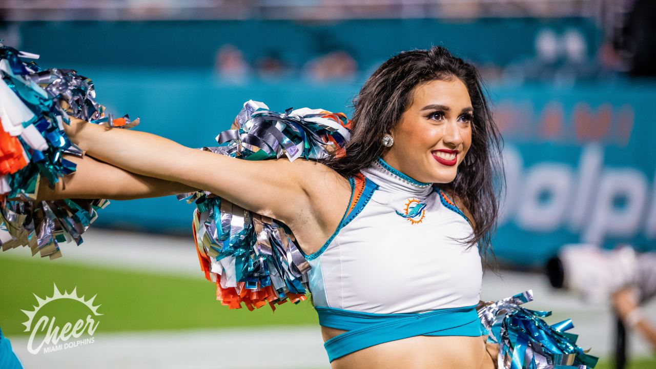 Baltimore Ravens cheerleaders are seen before an NFL football game