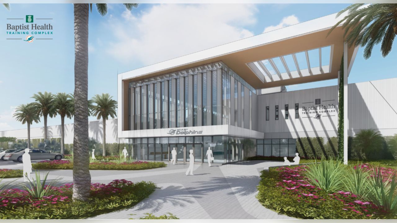 Miami Dolphins Break Ground On $135 Million Training Complex In Partnership  With Baptist Health