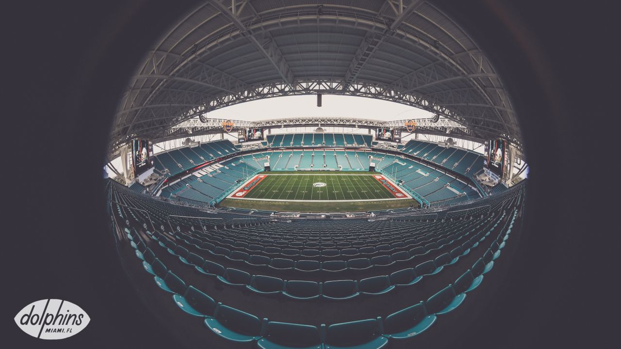 Hard Rock Stadium on X: Throwback end zones for #PHIvsMIA today!   / X