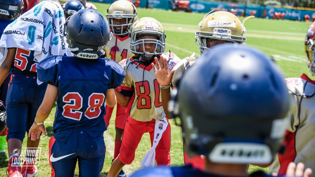 Dolphins Host 49ers and Bills of the Palm Beach Youth Football League at  Training Camp