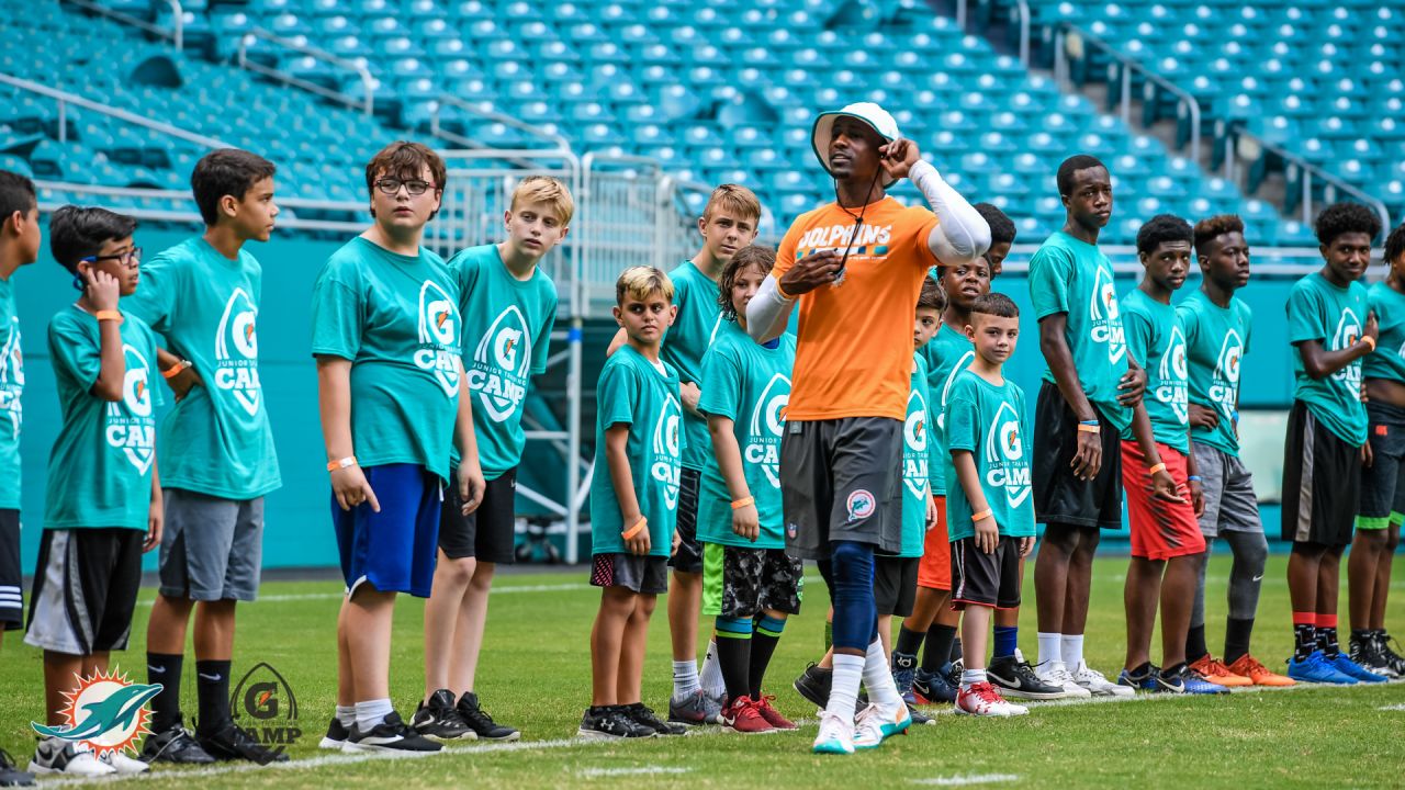 Miami Dolphins Host Gatorade Junior Training Camp