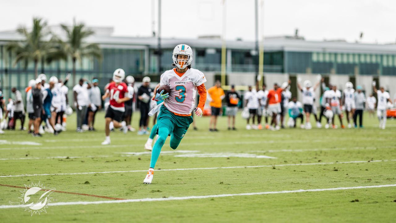 Tua Tagovailoa opens Dolphins mandatory minicamp in lauded orange