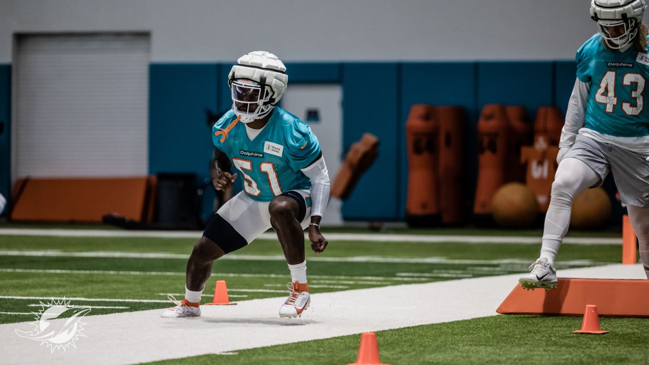 Miami Dolphins linebacker Bradley Chubb (2) stretches during during a team  scrimmage at Hard Rock Stadium, Saturday, Aug. 5, 2023, in Miami Gardens,  Fla. (AP Photo/Lynne Sladky Stock Photo - Alamy