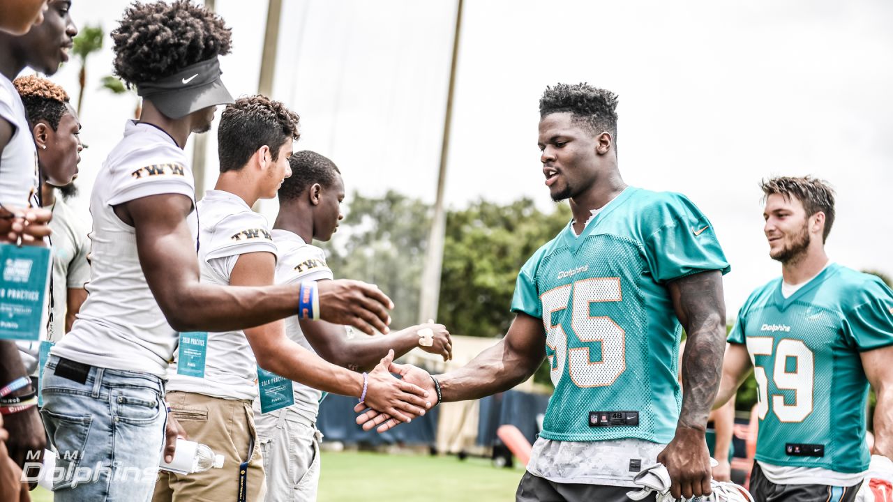 Miami Dolphins youth program makes a stop at Boynton Beach High