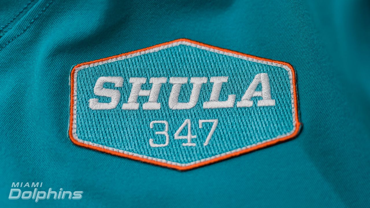 Don Shula Miami Dolphins 347 Memorial 2020 vinyl decal NFL FREE SHIPPING