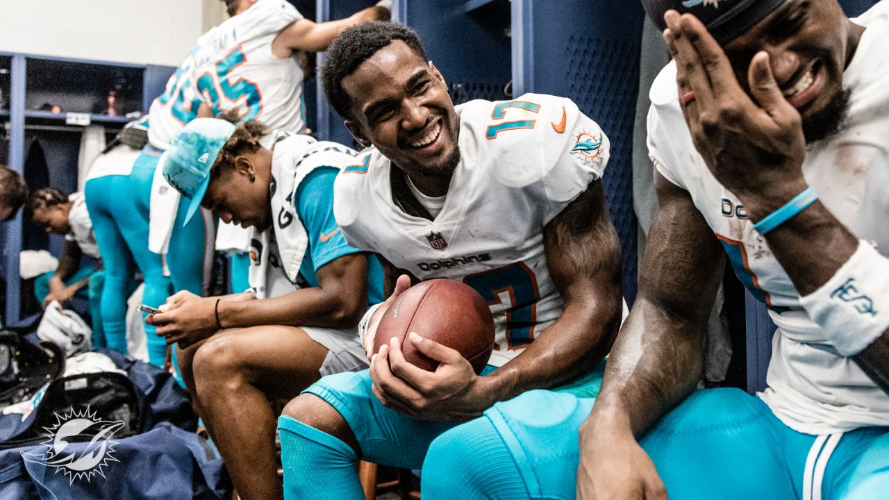 Miami, Florida, USA. 25th Aug, 2018. 14 White moving the ball during the Miami  Dolphins v Baltimore Ravens game on Saturday August 25, 2018 Credit: Dalton  Hamm/ZUMA Wire/Alamy Live News Stock Photo - Alamy