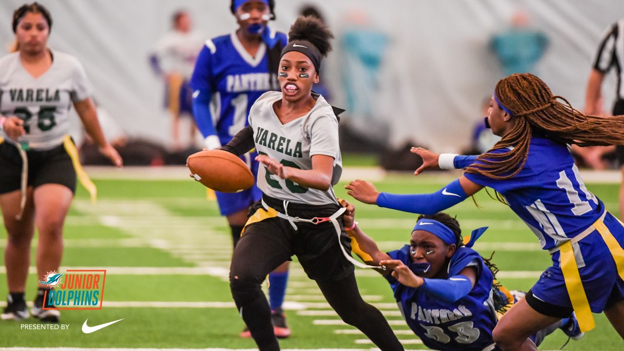 Miami Dolphins Host Girls Flag Football Jamboree Presented By Nike