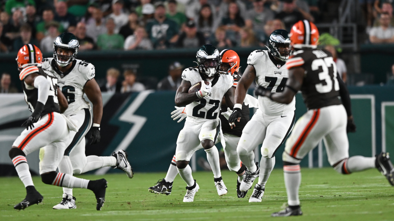 Eagles head into preseason game against Browns with key position battles at  receiver and defensive back – Trentonian