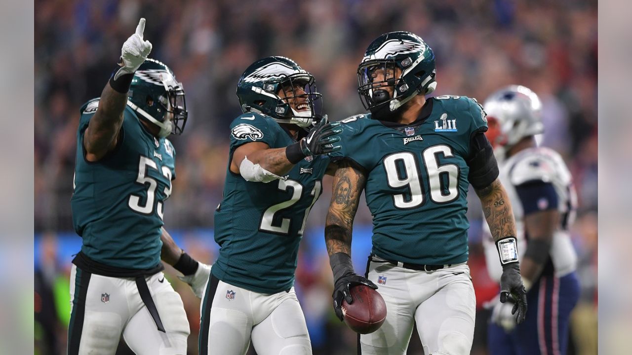 Philadelphia Eagles Brandon Gram Strips the Ball From Tom Brady