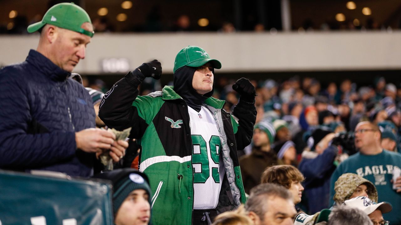 Carson Wentz Philadelphia Eagles Autographed Game-Used #11 Green Jersey vs.  Seattle Seahawks on January 5