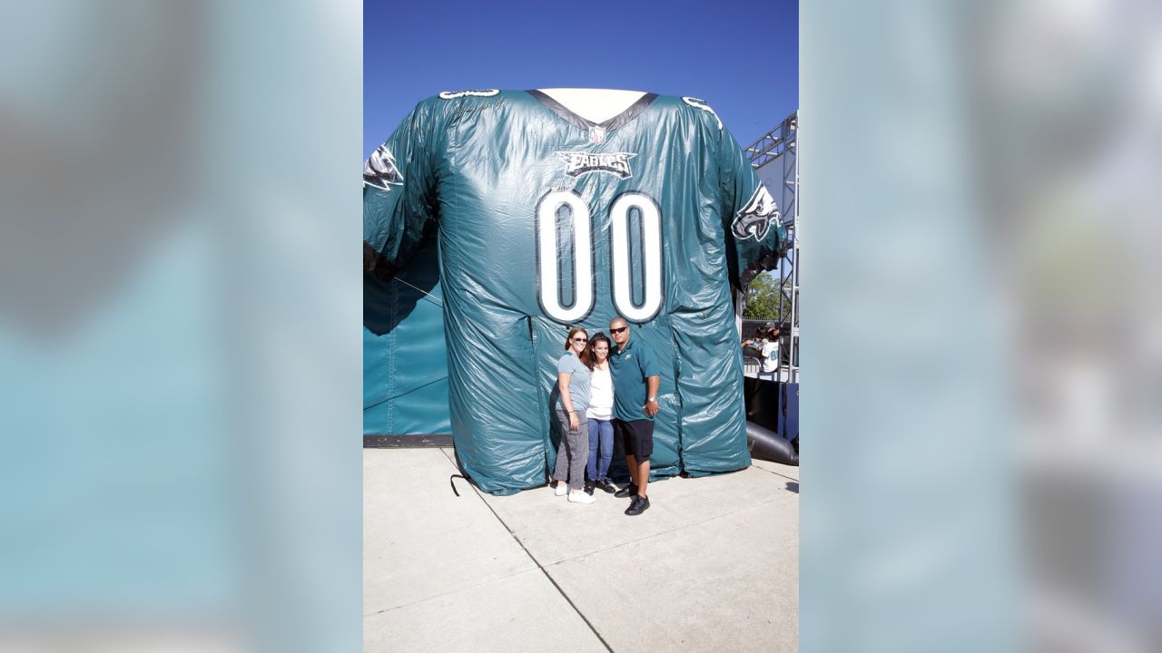 Philadelphia Eagles Vince Papale Signed Green Throwback Jersey