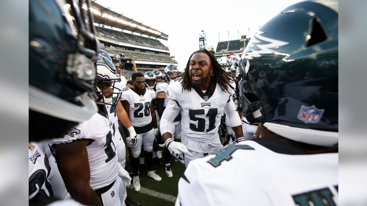 PHILADELPHIA, PA - AUGUST 06: Philadelphia Eagles wide receiver Britain  Covey (18) catches a pass du