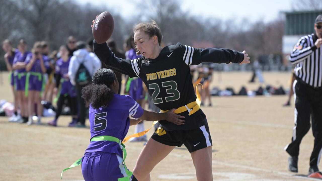 Vikings Host Girls Flag Football Jamboree