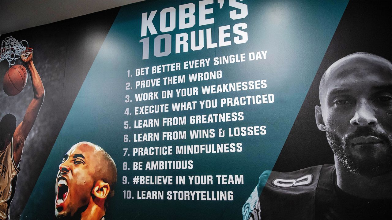 Eagles honor Kobe Bryant with practice facility mural - ESPN