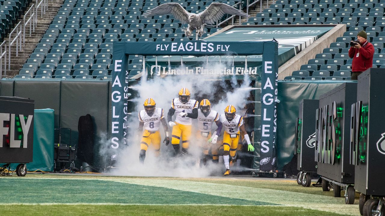 Camden-Pleasantville football game to finish at Lincoln Financial