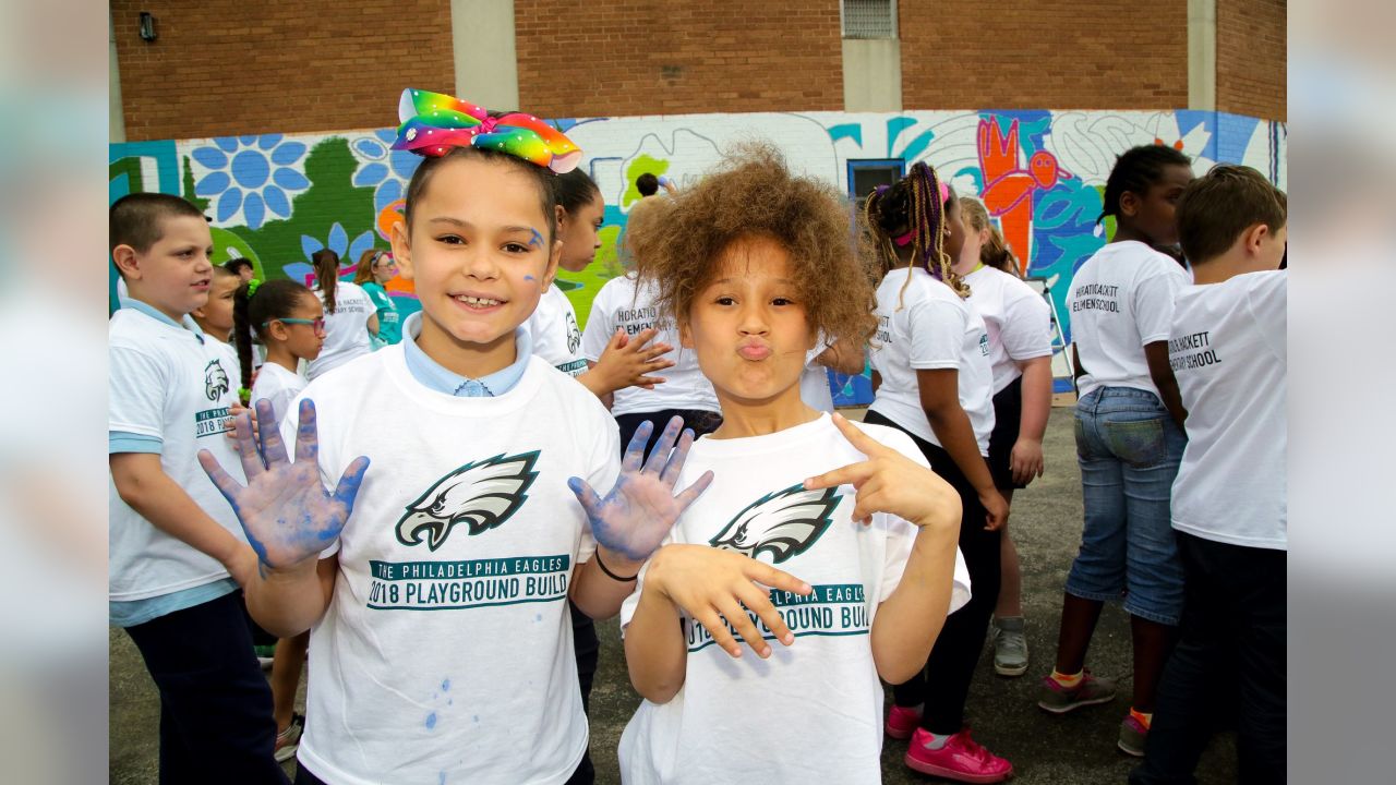 Eagles' 17th annual playground build