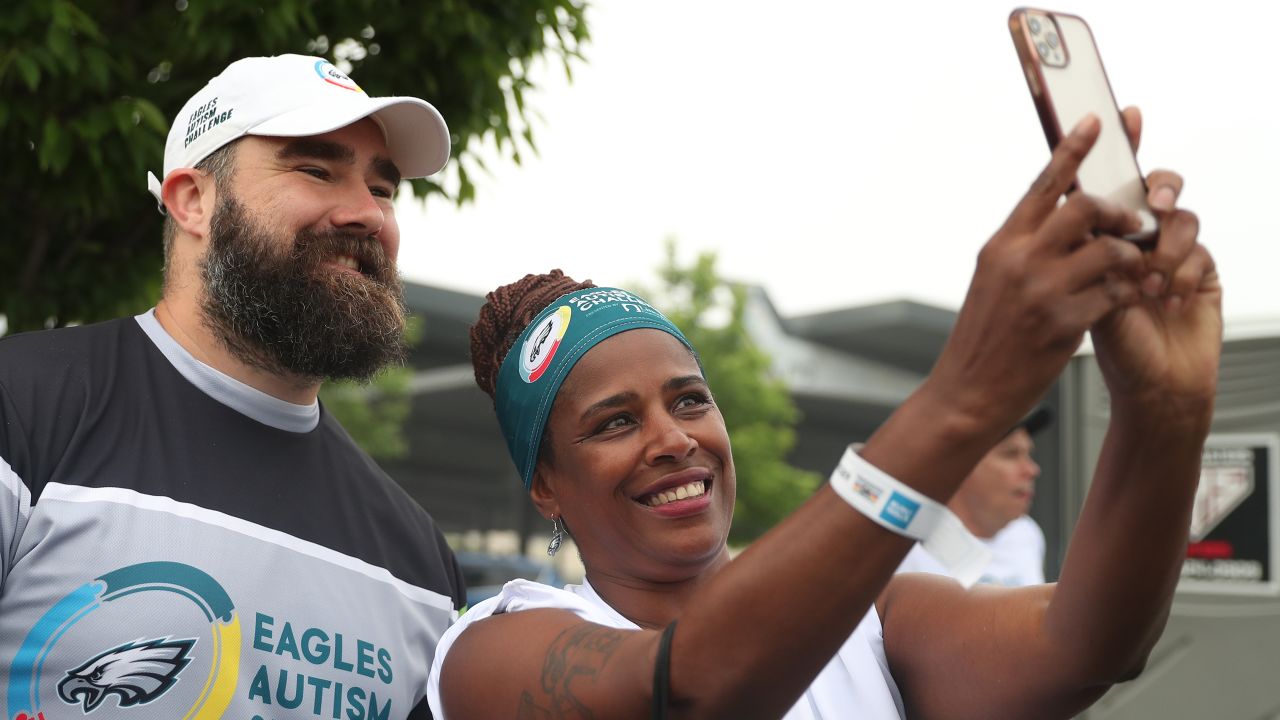 Philadelphia Eagles autism challenge crucial catch intercept