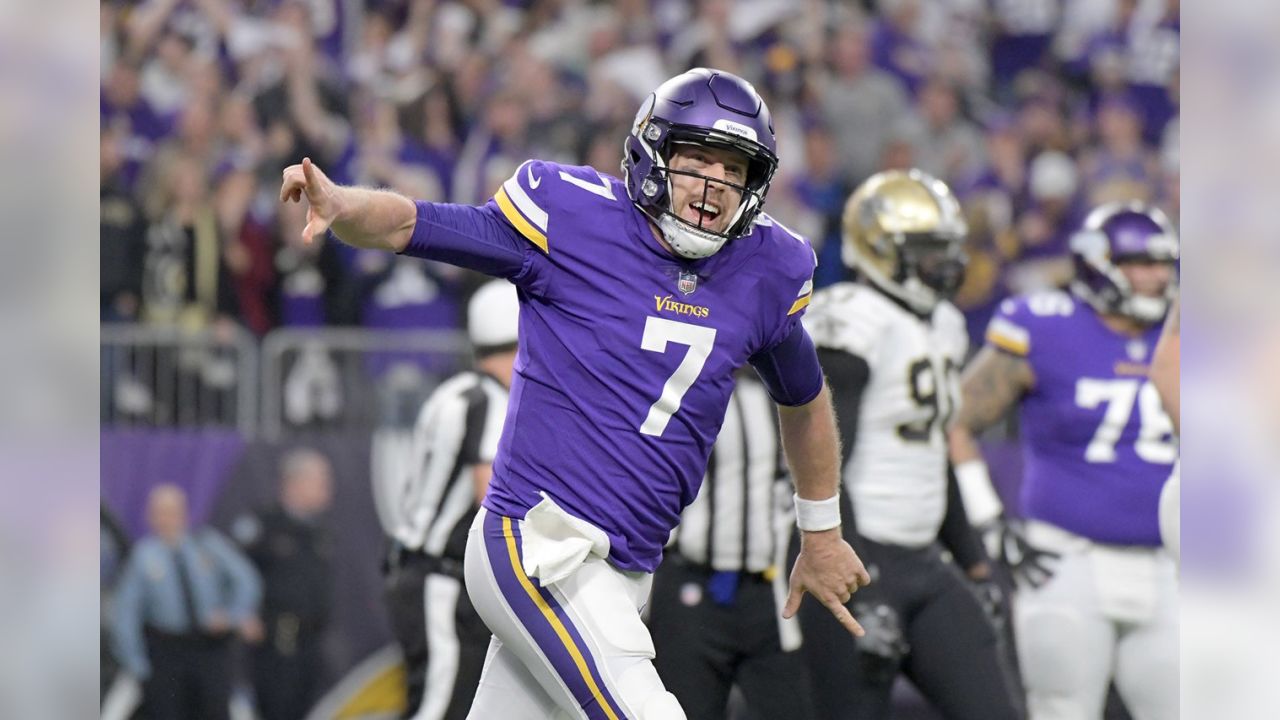 Equipment Staff Prepares Primetime Purple Jerseys for Vikings-Cowboys Game