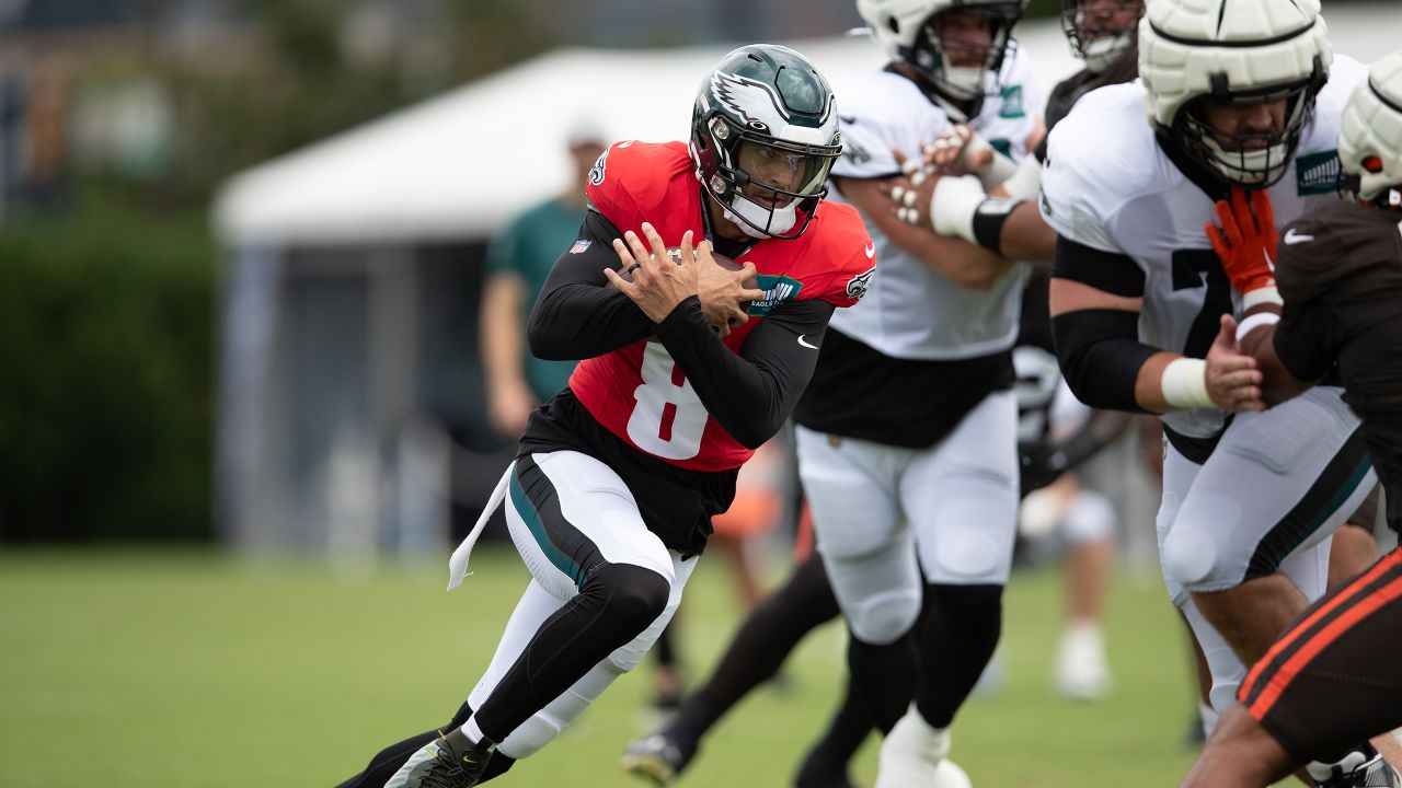 Philadelphia Eagles' Haason Reddick in action during practice at NFL  football team's training camp, Saturday, July 30, 2022, in Philadelphia.  (AP Photo/Chris Szagola Stock Photo - Alamy