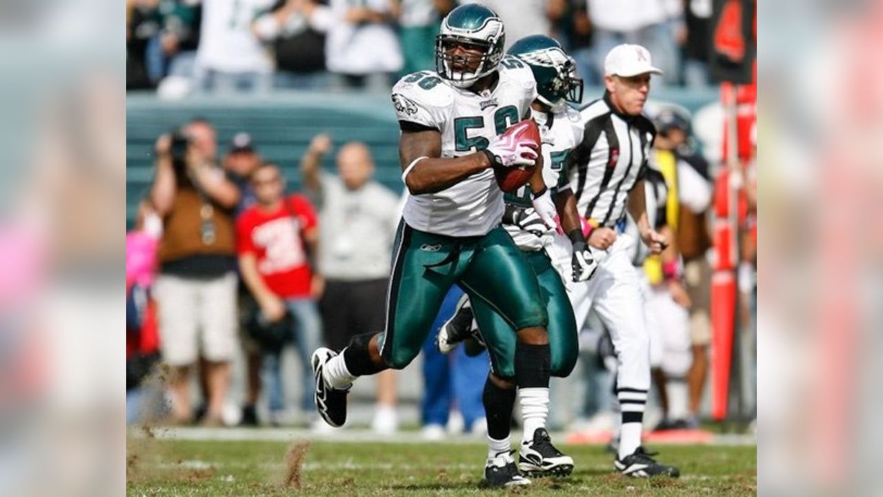 Philadelphia Eagles linebacker Akeem Jordan (56). The Washington