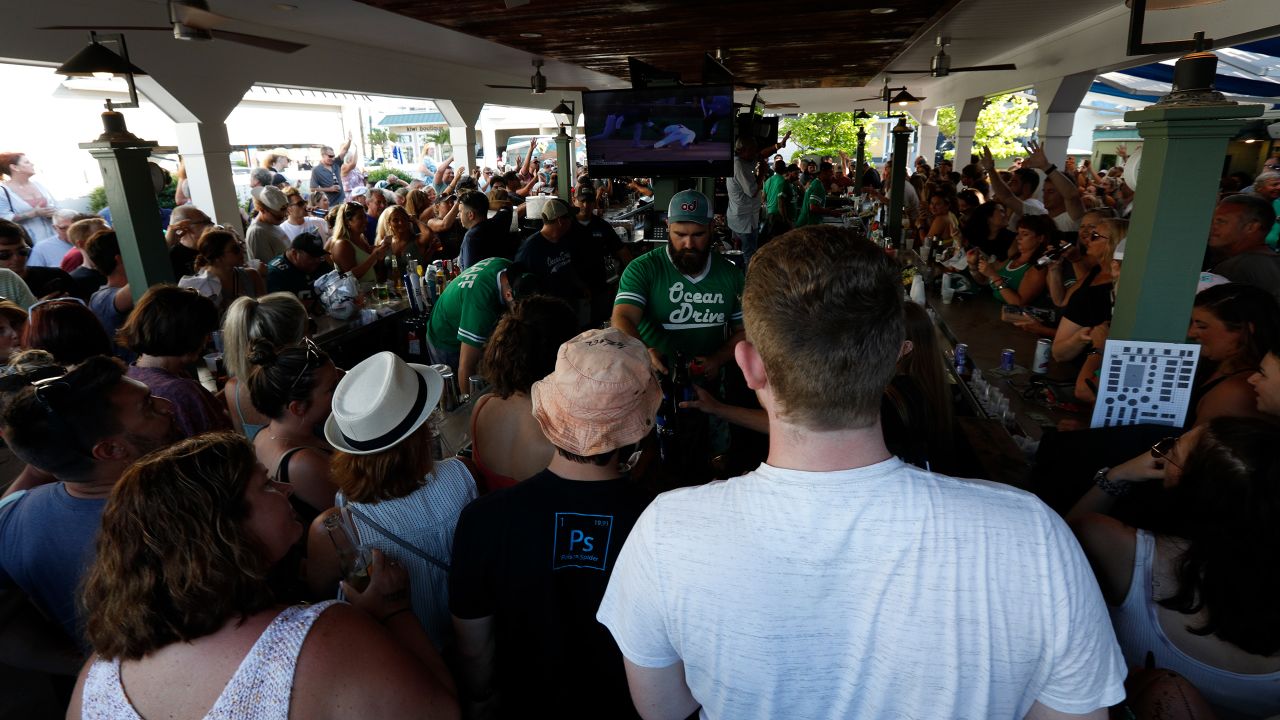 Hey, Bartender!' Philadelphia Eagles Fans Wild About Jason Kelce at Autism  Charity Party on Jersey Shore - Sports Illustrated Philadelphia Eagles  News, Analysis and More