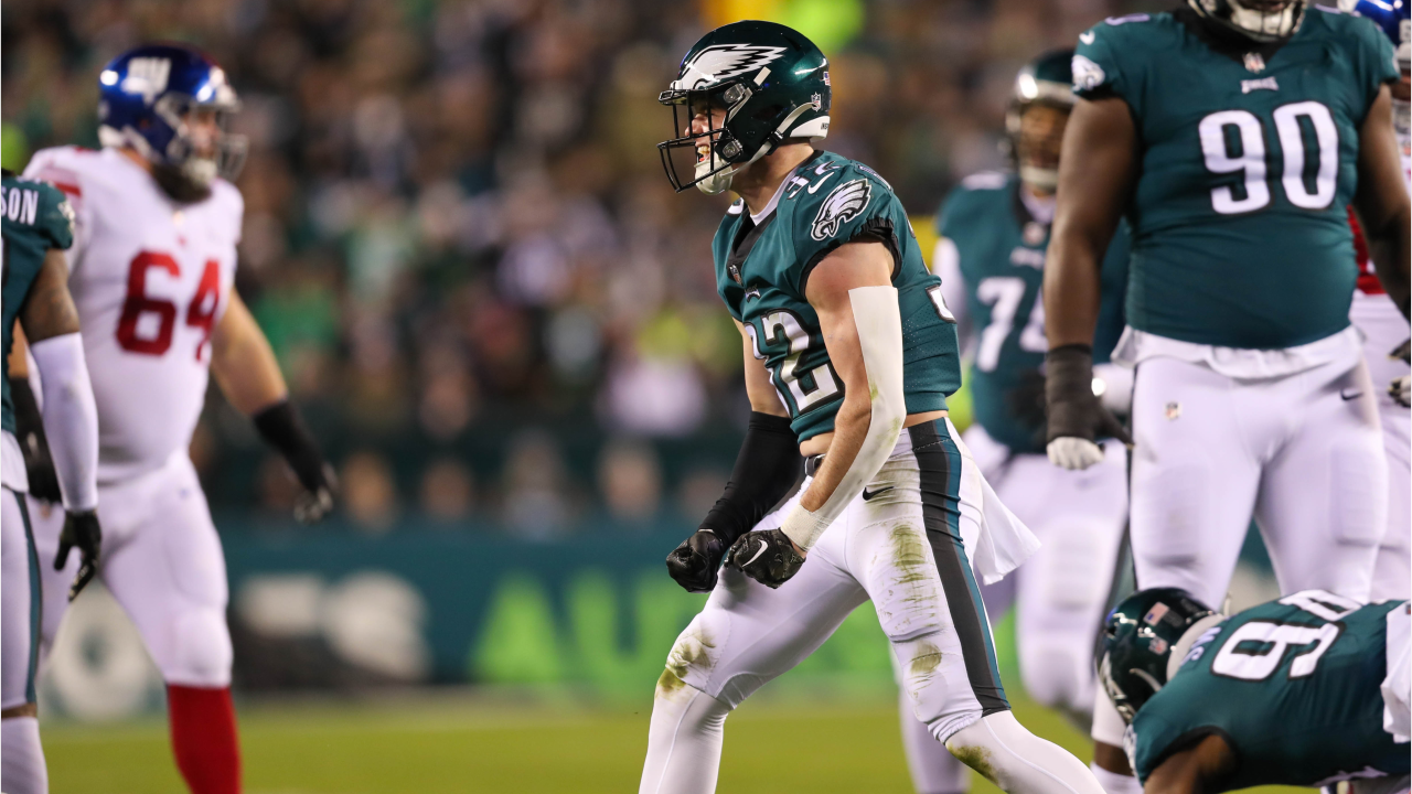 Philadelphia Eagles' Reed Blankenship warms up before an NFL divisional  round playoff football game, Saturday, Jan. 21, 2023, in Philadelphia. (AP  Photo/Matt Slocum Stock Photo - Alamy