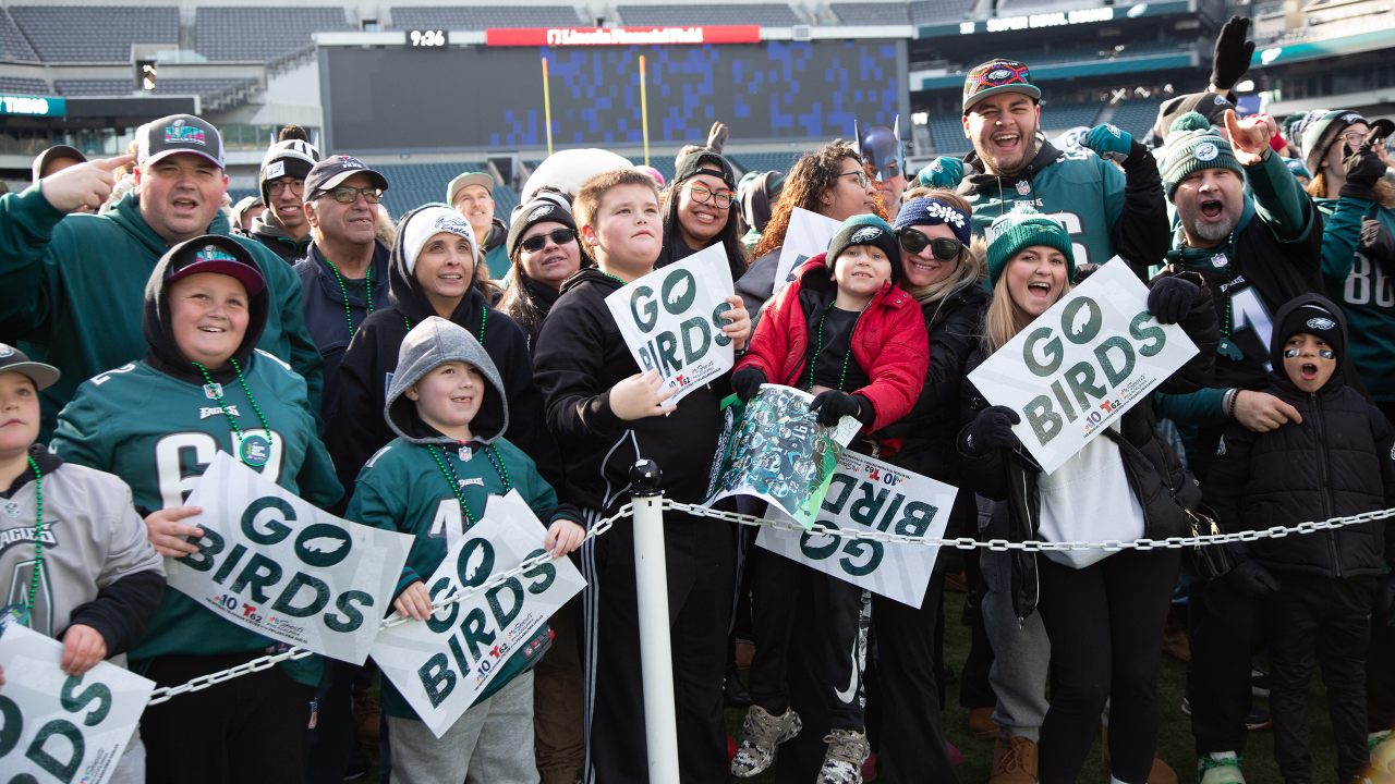 Eagles fans from around the region are getting ready to cheer on the Birds  in Super Bowl LVII