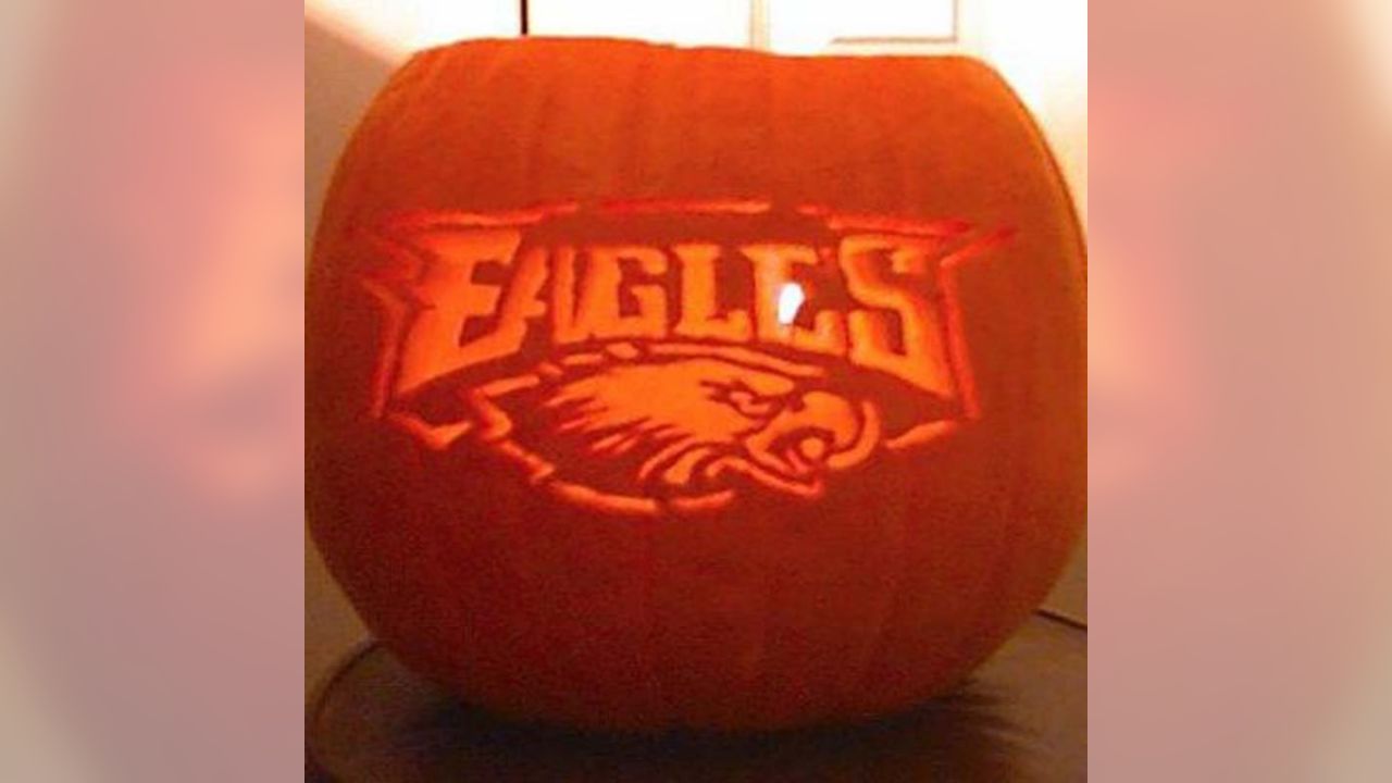 philadelphia eagles pumpkin