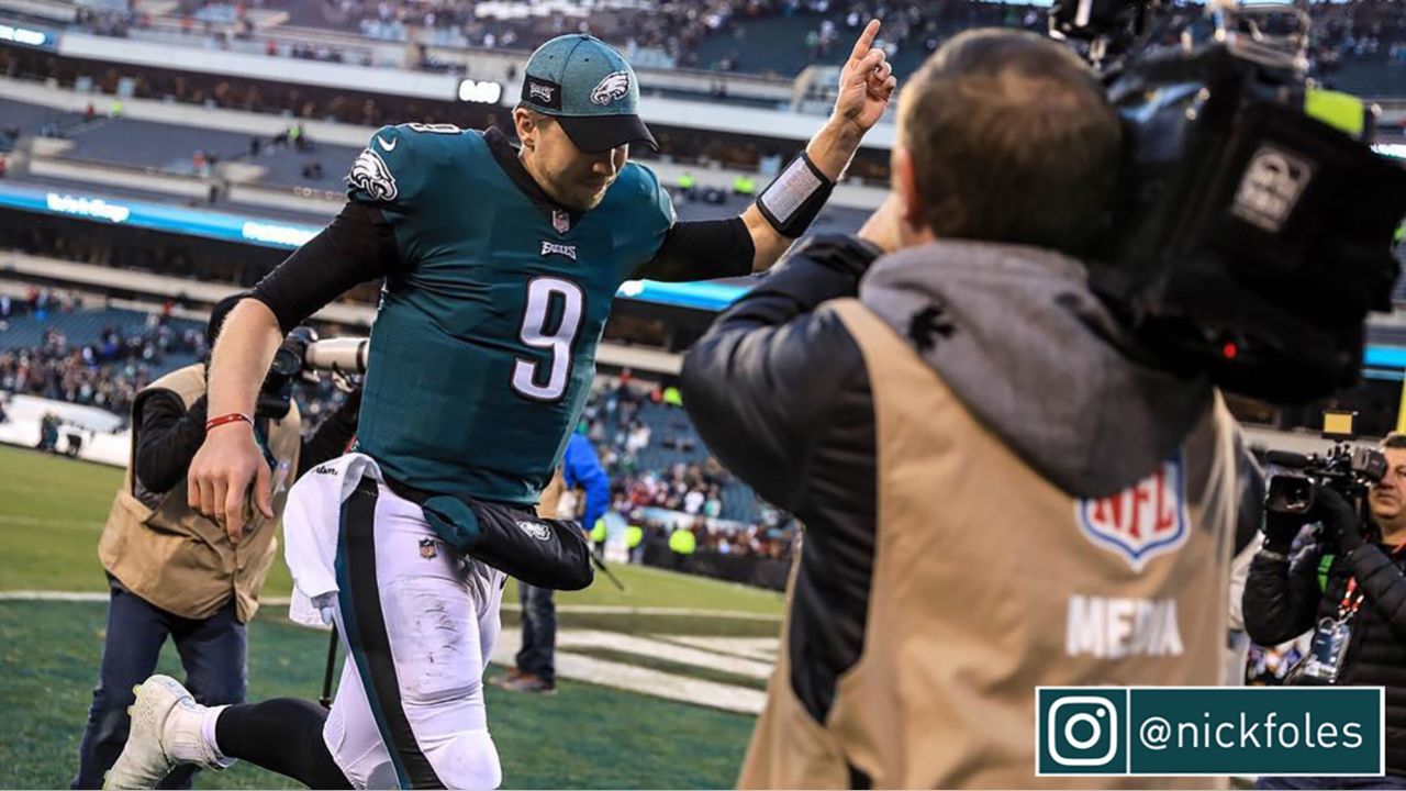 Eagles' Dallas Goedert talks Nick Foles' poise during playoff win vs. Bears