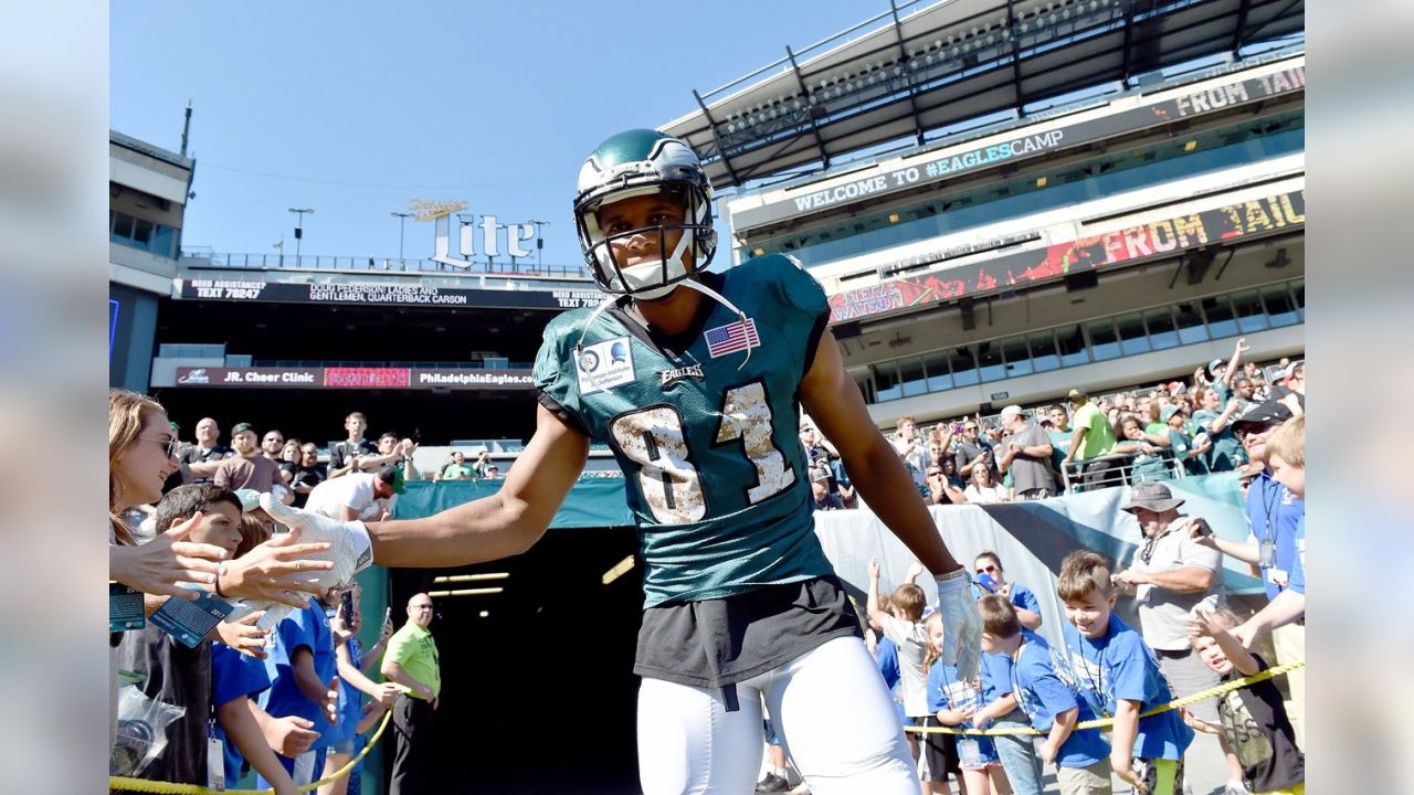 Philadelphia Eagles honor military with jerseys during training camp –  NBC10 Philadelphia