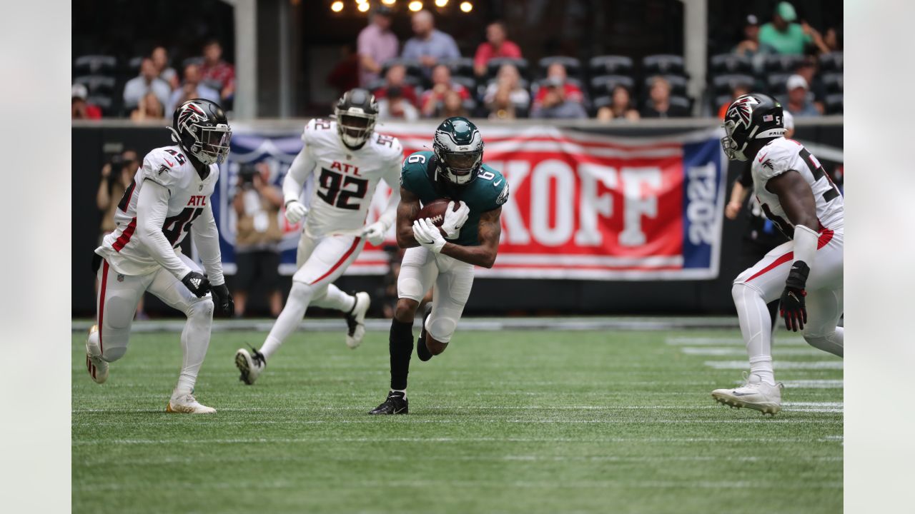 NFL 2021: Jordan Mailata winning over Philadelphia Eagles fans before  Atlanta Falcons season-opener at Mercedes Benz Stadium