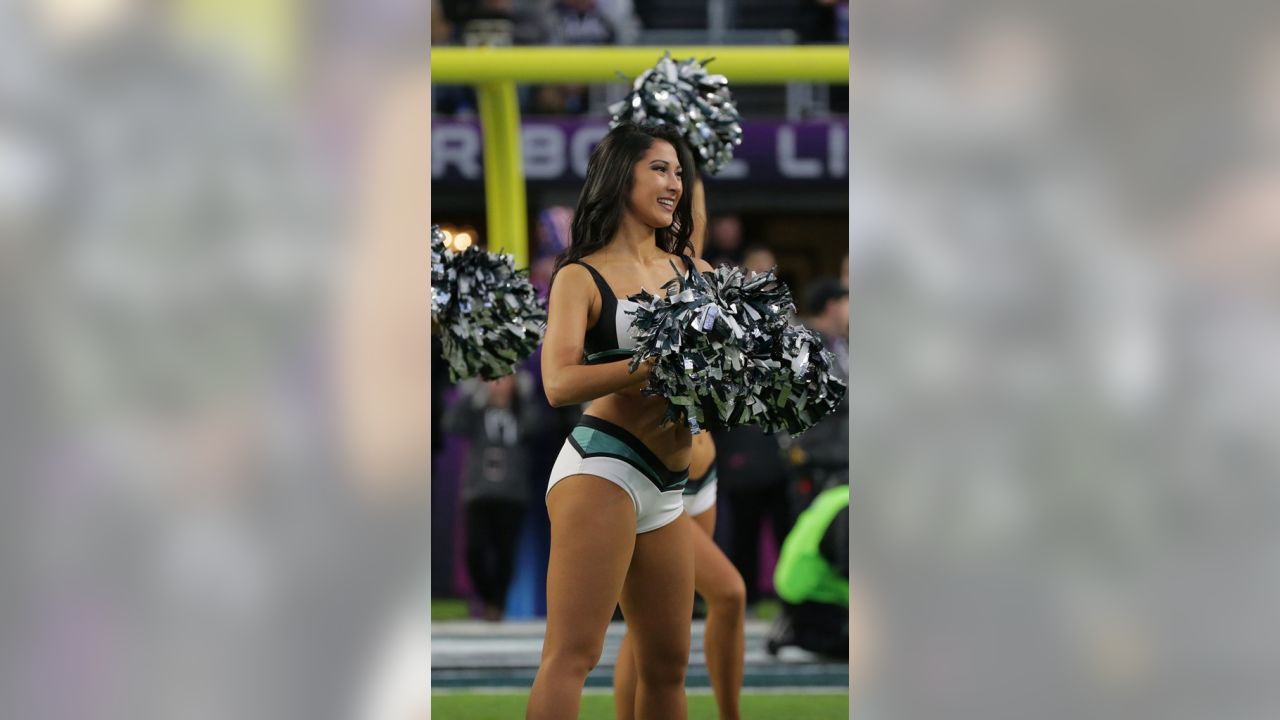 Eagles Cheerleaders Getting Ready for Super Bowl LVII 