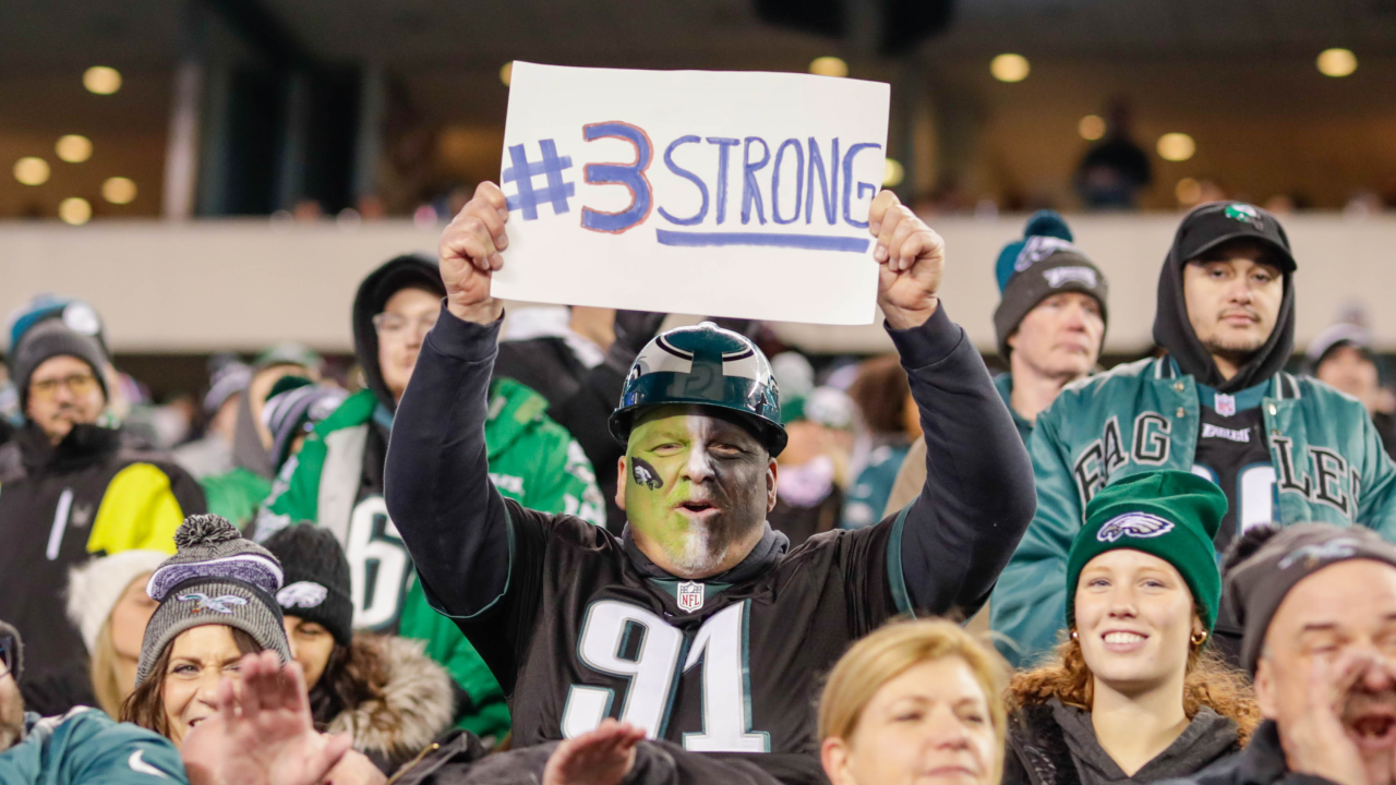 Philadelphia Eagles New York Giants Fans Support Nfl Game Silhouette –  Stock Editorial Photo © kovop58@gmail.com #390618414