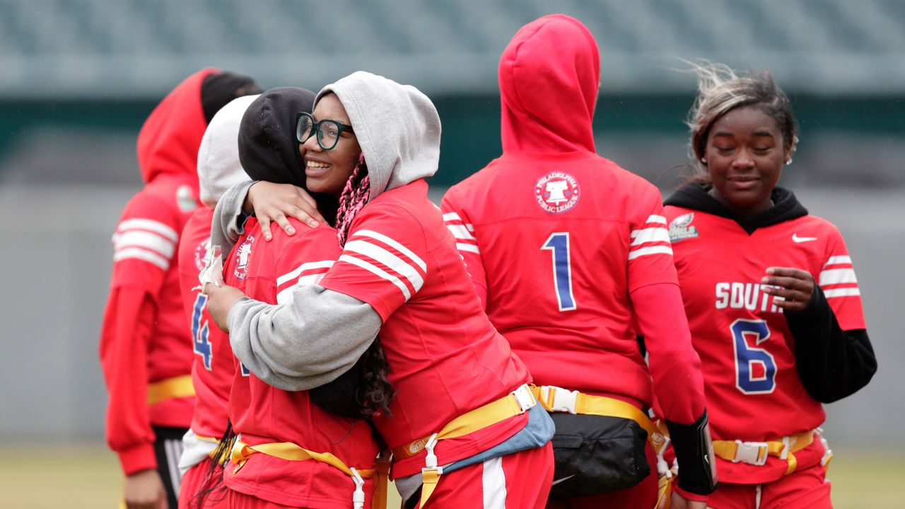 Girls Flag Football Continues to Grow in NJ  Eagles host South Jersey's  first championship game 