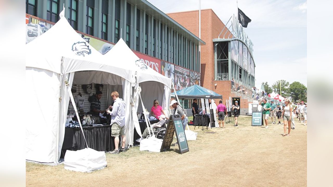 Philadelphia Eagles Create Eagles FanWalk At Lincoln Financial