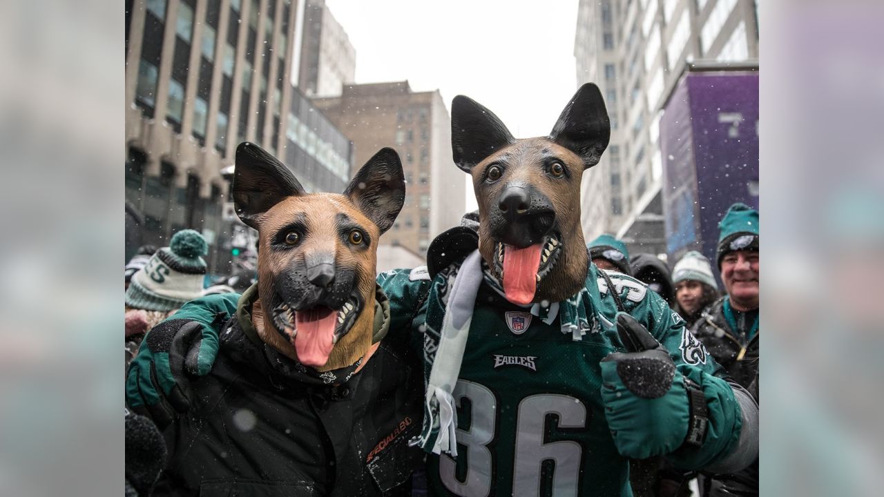 Super Bowl: Why do Philadelphia Eagles fans wear German shepherd