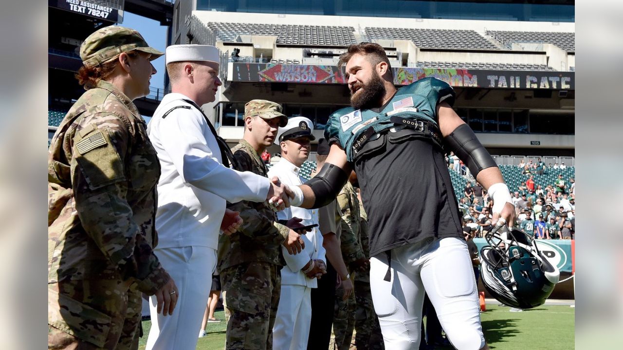 Philadelphia Eagles honor military with jerseys during training camp –  NBC10 Philadelphia