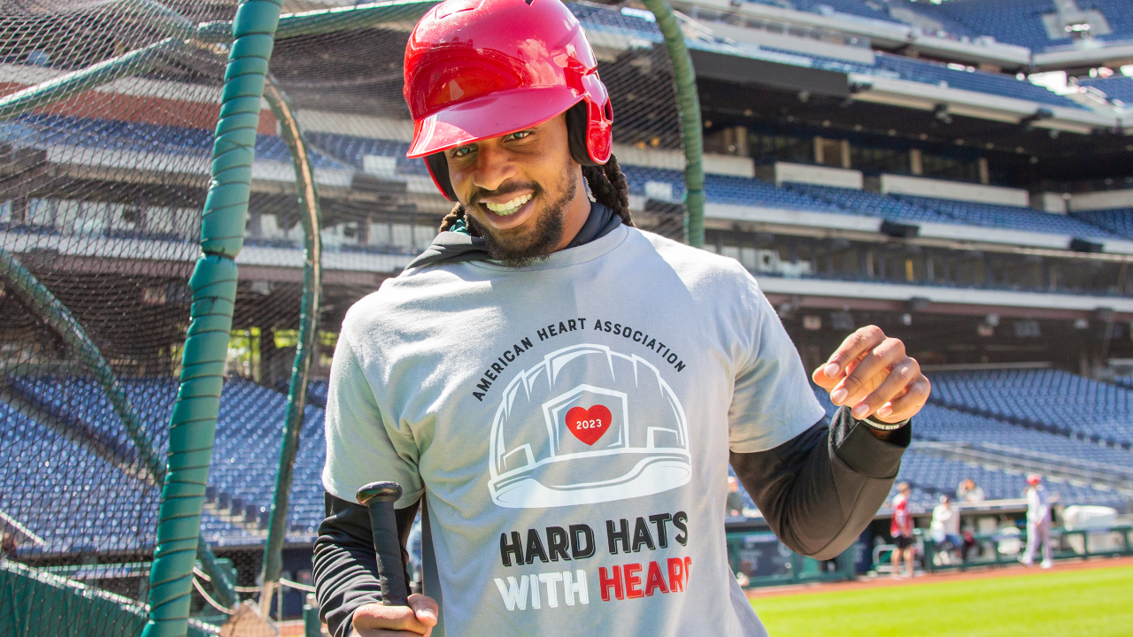 Look out, Phillies! Eagles take swings for charity